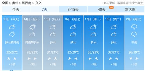 贵州天气路况实时查询（贵州天气预警最新信息）