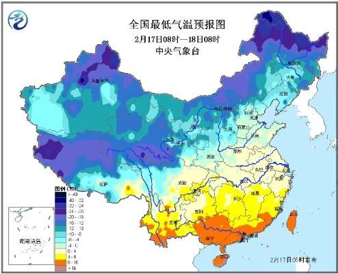 全国天气预报（全国天气预报地图）