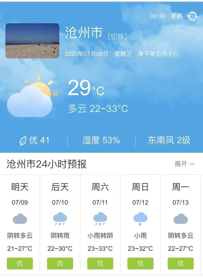 河北沧州天气预报(河北沧州天气预报一周7天) 河北沧州天气预报(河北沧州天气预报一周7天)